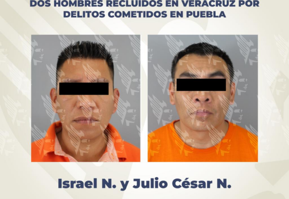 FGE Puebla cumple órdenes de aprehensión contra dos hombres por hechos ocurridos en Tehuacán