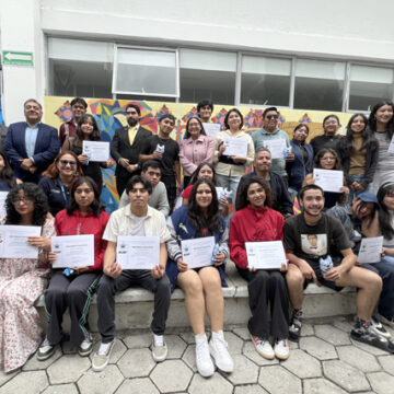 A_MuralVEDC Inauguran mural en el Complejo Regional Mixteca de la BUAP