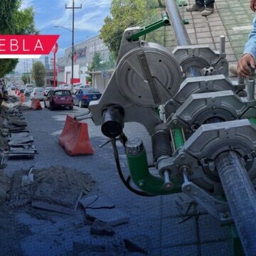 Agua de Puebla sustituye red de agua potable en la 25 Sur para beneficiar a más de 4 mil 700 habitantes