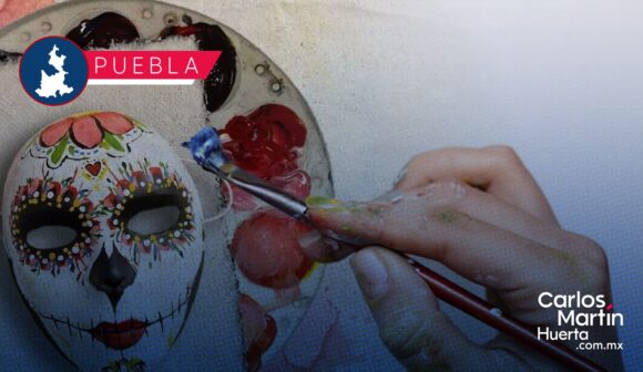 Anuncia IMACP taller gratuito de pintura de máscaras de catrinas en el Centro Histórico