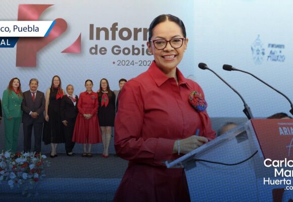Ariadna Ayala rinde su Segundo Informe de Gobierno en Atlixco: obras, turismo y derrama económica