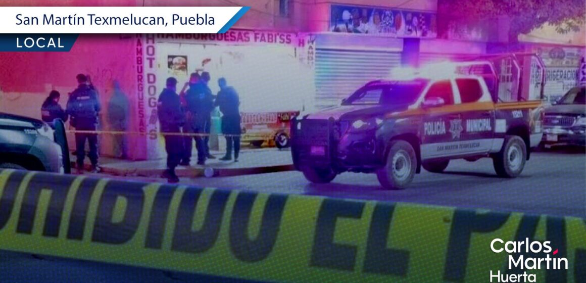 Un muerto y un herido deja ataque en negocio de hamburguesas en Texmelucan 