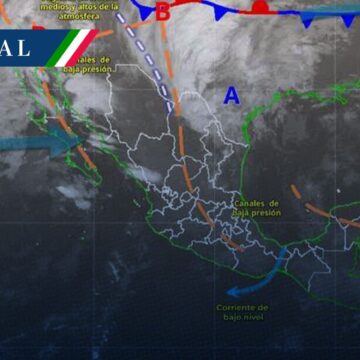 Canales de baja presión provocarán lluvias en 27 estados del país