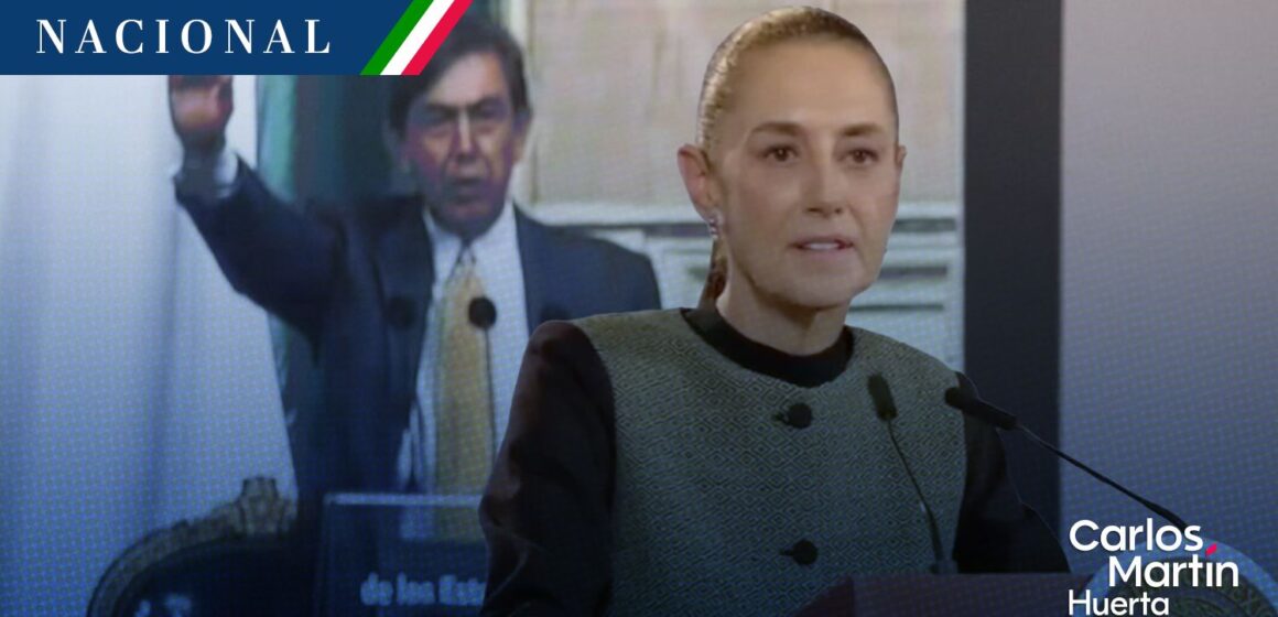 Claudia Sheinbaum - Cuauhtémoc Cárdenas Realizan homenaje a Cuauhtémoc Cárdenas en Palacio Nacional