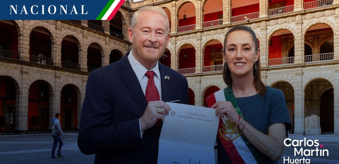 Sheinbaum confirma visita del embajador Ronald Johnson a Palacio Nacional en medio de tensiones