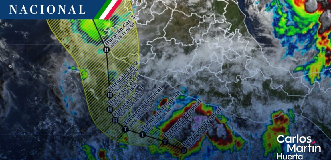 Se forma la depresión tropical Veinte-E con potencial para el huracán ‘Simón’