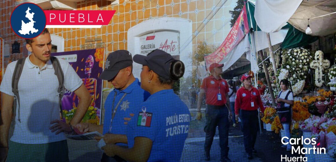 Despliegan operativo de seguridad por Día de Muertos 2026 en Puebla