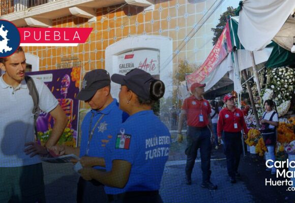 Despliegan operativo de seguridad por Día de Muertos 2026 en Puebla
