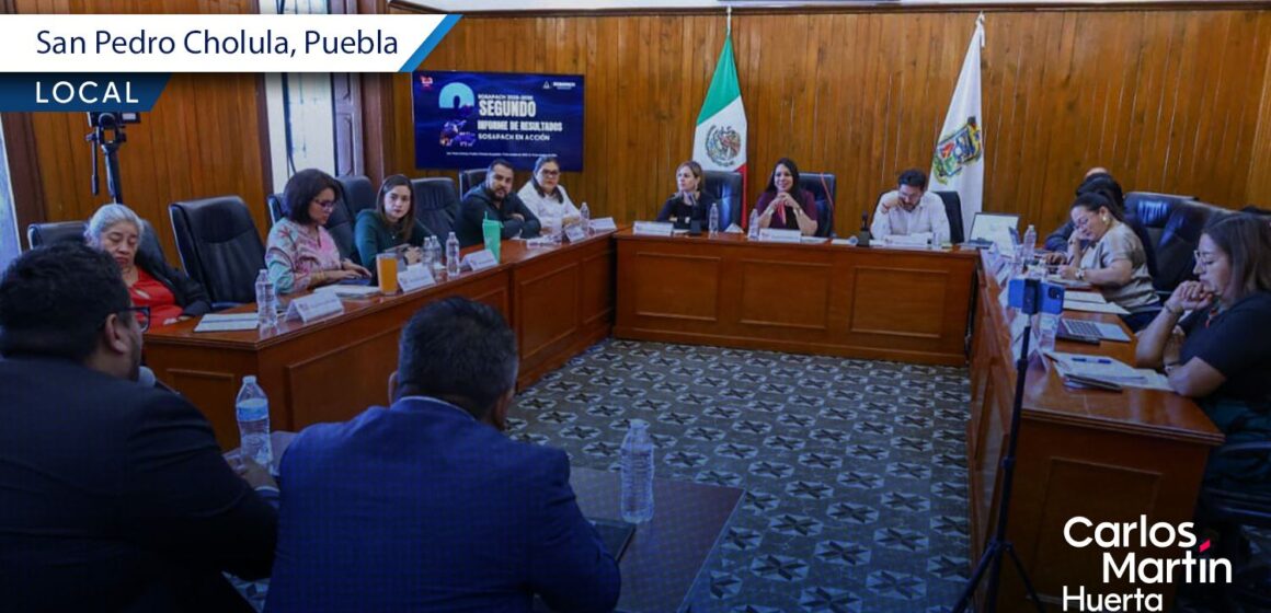 Destaca SOSAPACH avances en infraestructura y reducción de fugas de agua potable en San Pedro Cholula Destaca SOSAPACH avances en infraestructura y reducción de fugas de agua potable en San Pedro Cholula