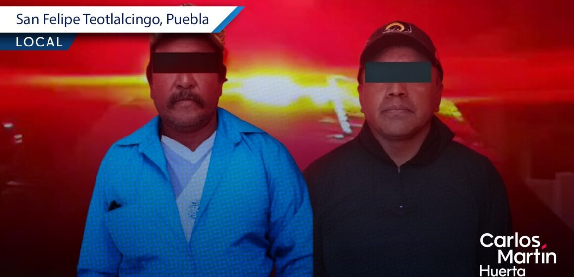 Detienen en Teotlalcingo a dos hombres que realizaban trasiego de gas LP ilegal en una pipa