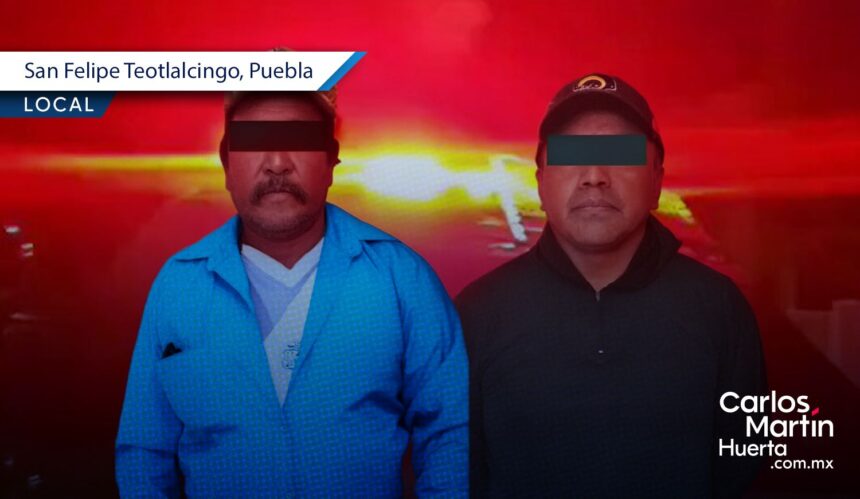Detenidos Teotlancingo gas LP Detienen en Teotlalcingo a dos hombres que realizaban trasiego de gas LP ilegal en una pipa