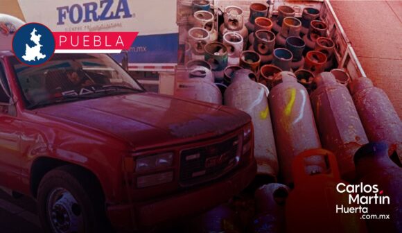 Recuperan más de 4 mil litros de gas LP ilegal en Acatzingo y Tepeaca; hay tres detenidos
