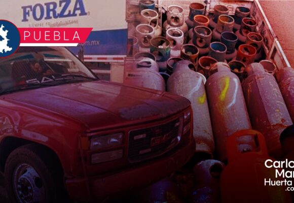Recuperan más de 4 mil litros de gas LP ilegal en Acatzingo y Tepeaca; hay tres detenidos