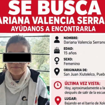 Diseño sin título (25) Localizan sin vida a Dariana Valencia Serrano, menor desaparecida en Teziutlán
