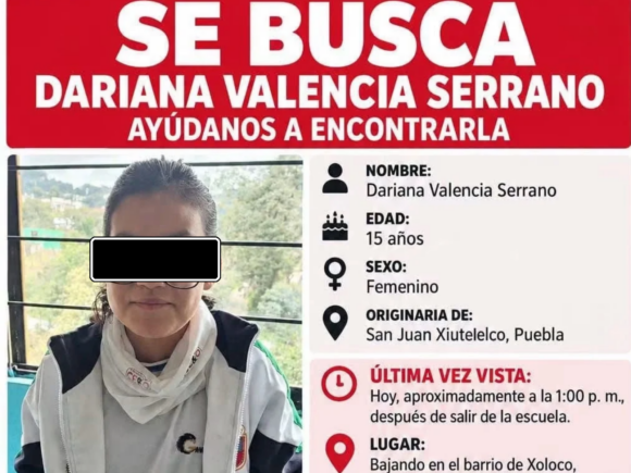 Localizan sin vida a Dariana Valencia Serrano, menor desaparecida en Teziutlán