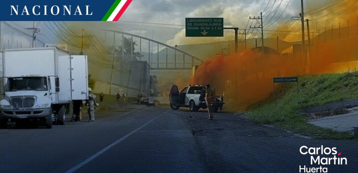 Fuga de ácido nítrico paraliza la carretera Guadalajara-Chapala