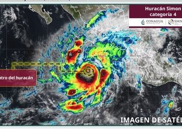 Sheinbaum ordena suspensión de actividades no esenciales en 4 estados por huracán Simón