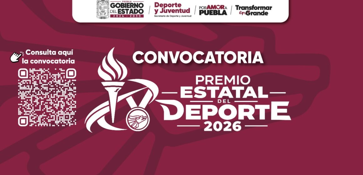 Lanzan convocatoria para el Premio Estatal del Deporte 2026 Lanzan convocatoria para el Premio Estatal del Deporte 2026
