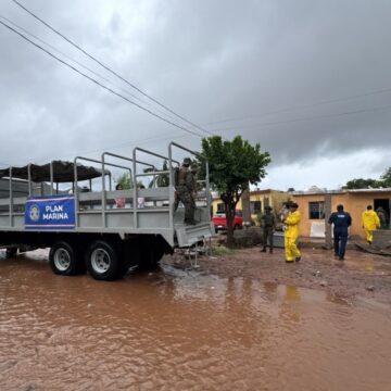 Lluvias en Sonora dejan dos muertos y severas afectaciones en Guaymas y Empalme
