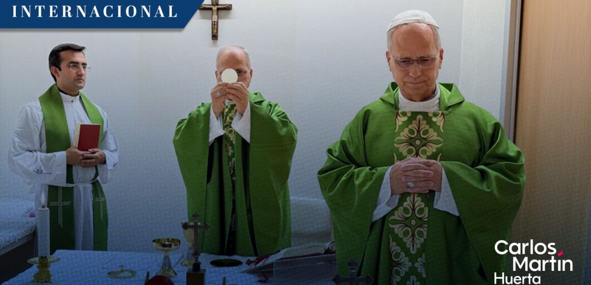 Papa León XIV misa Gemelli Papa León XIV celebra misa en el hospital Gemelli tras confirmar su “mejora constante”