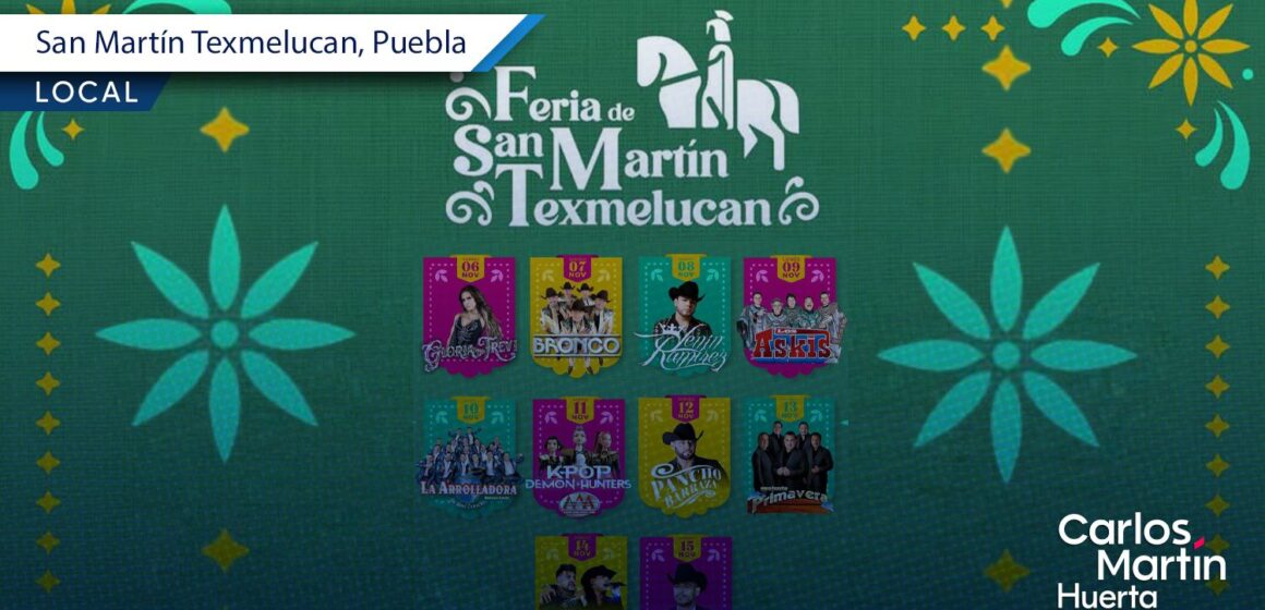 Presentan cartelera oficial de la Feria de San Martín Texmelucan 2026
