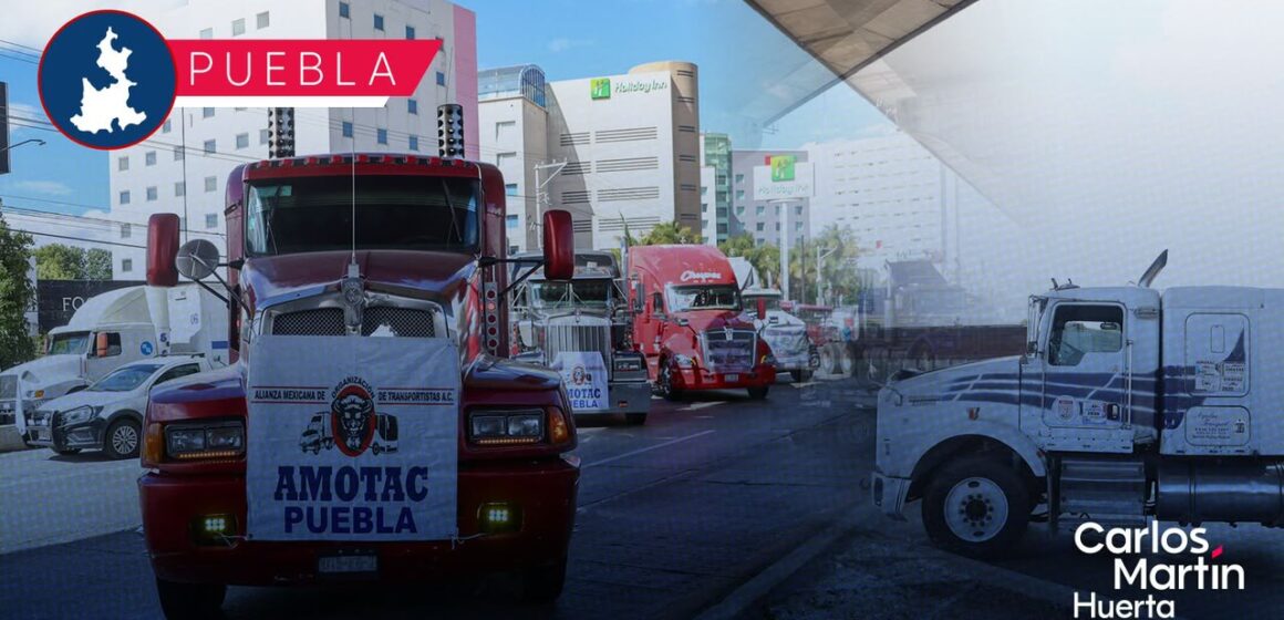 Protesta AMOTAC Fiscalía de Puebla se reunirá con AMOTAC tras bloqueos por asesinato de delegado