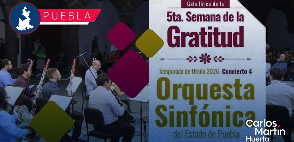 Puebla albergará la Gala Lírica de la 5ª Semana de la Gratitud en San Pedro Museo de Arte
