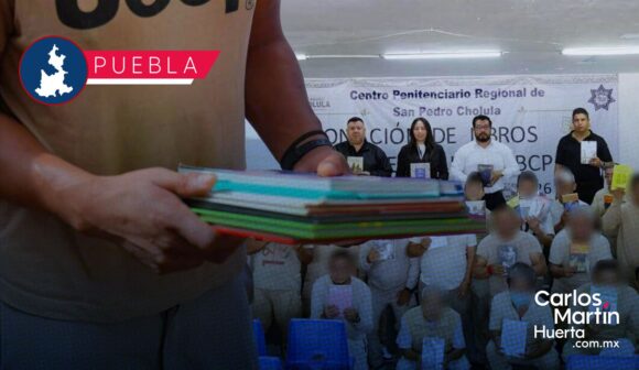 Recibe SSP de Puebla donación de más de 9 mil libros de la Fundación Elena Poniatowska