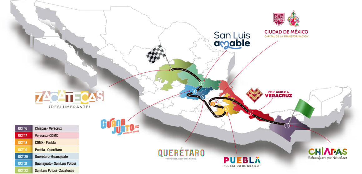 Revelan el recorrido y los horarios de la Carrera Panamericana 2026