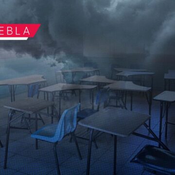 SEP suspende clases presenciales en 173 municipios de Puebla por pronóstico de fuertes lluvias