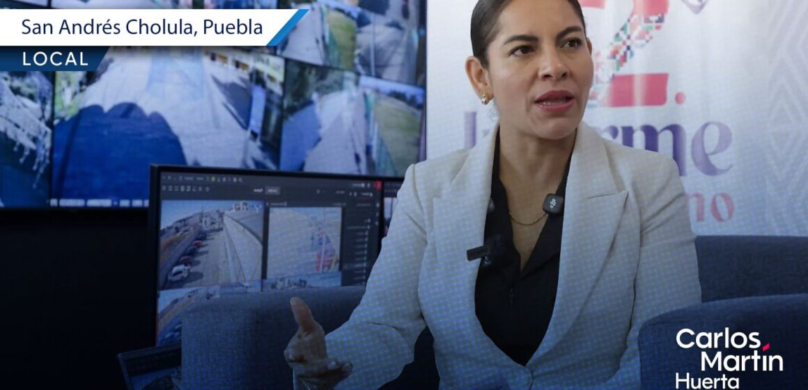 San Andrés Cholula reporta inversión de 30 millones de pesos en videovigilancia