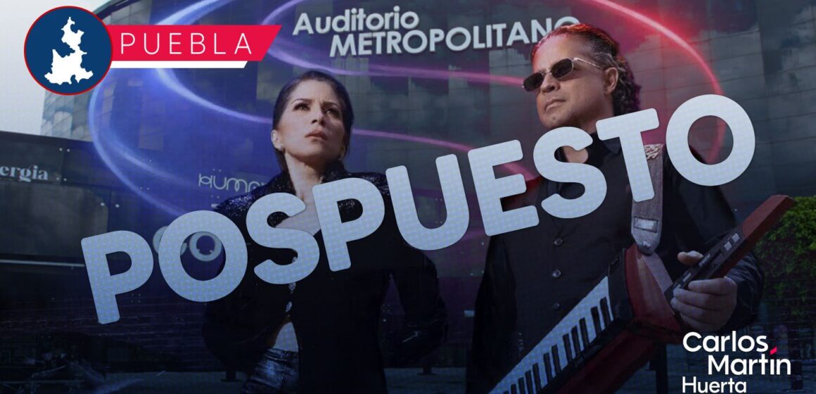 Sentidos Opuestos pospone concierto en Puebla; será reprogramado para mayo de 2027