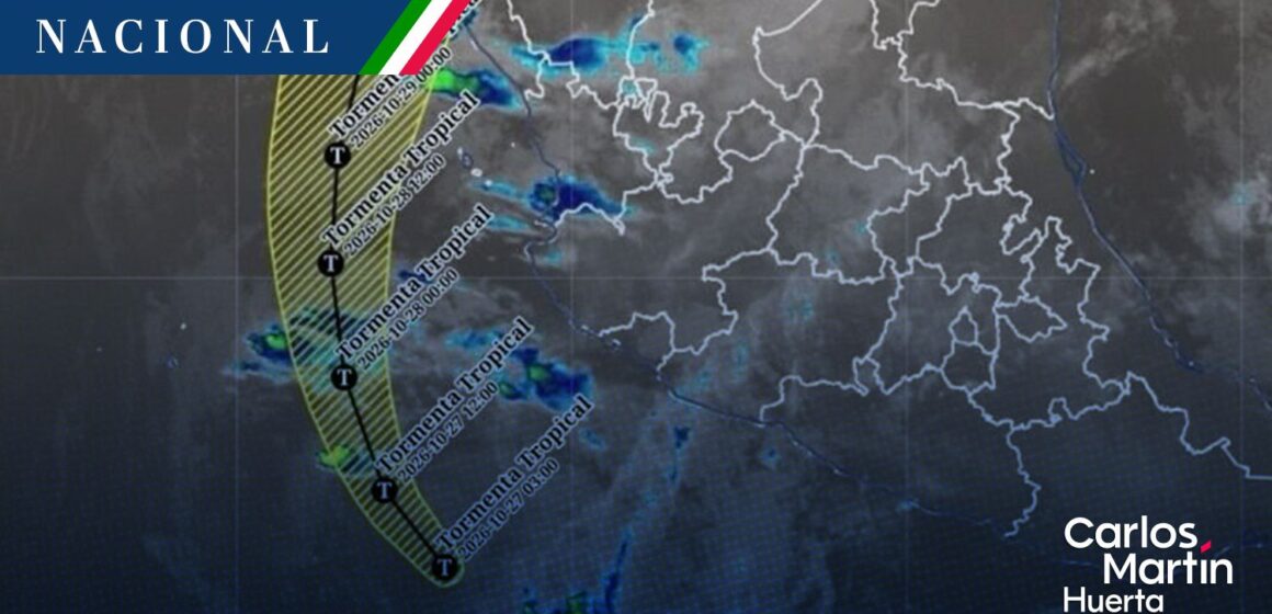 Tormenta tropical Vance se ubica al suroeste de Colima y Jalisco; mantendrá lluvias y vientos
