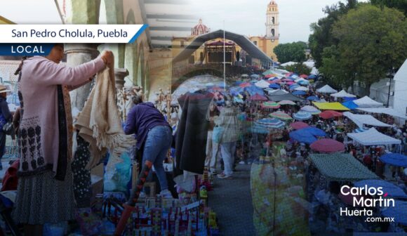 Trueque milenario en San Pedro Cholula registra mas de 100 mil visitantess