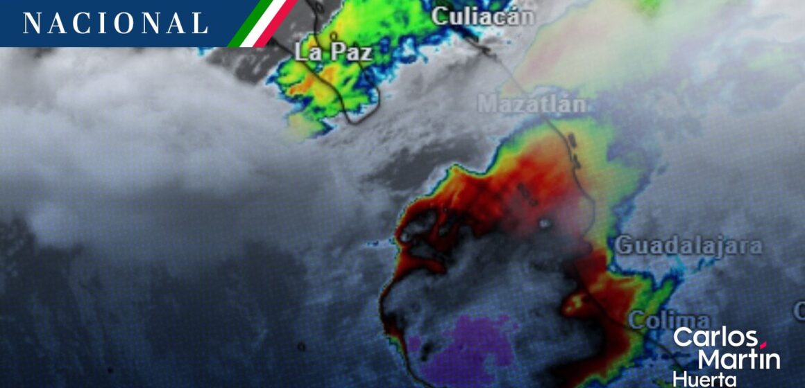Vance se desplaza frente a Jalisco y Nayarit; provocará lluvias intensas y vientos