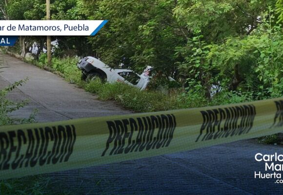Vuelca camioneta repartidora de Bimbo en pendiente de Izúcar de Matamoros