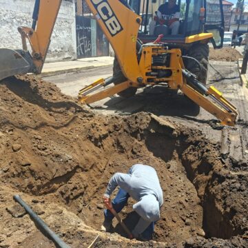 Agua de Puebla inició la rehabilitación de las redes de agua potable y drenaje sanitario en la colonia Ignacio Zaragoza