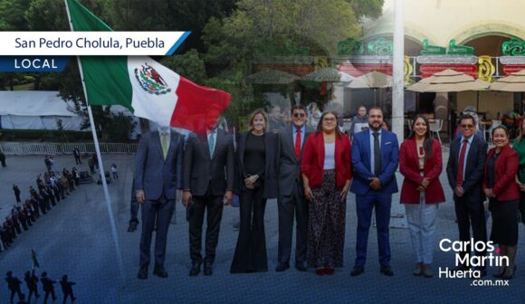 San Pedro Cholula celebra el 15 de septiembre con llamado a la unidad y trabajo coordinado