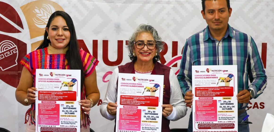 Tonantzin Fernández y DIF Municipal impulsan “Nutrición con Amor” para apoyar a 1,000 familias cholultecas
