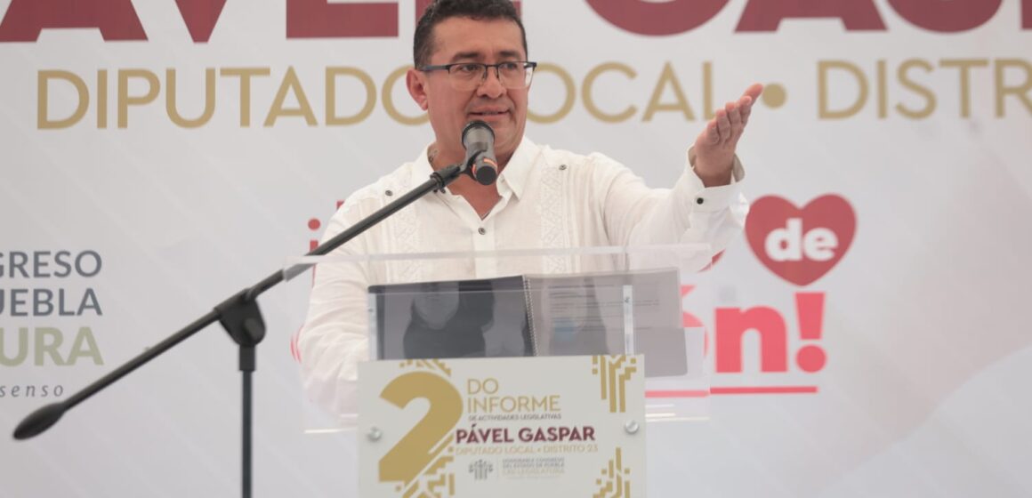 Rinde Pável Gaspar su Segundo Informe; destaca iniciativas con sentido social y trabajo en territorio