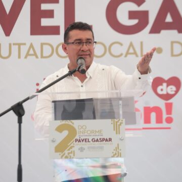 Rinde Pável Gaspar su Segundo Informe; destaca iniciativas con sentido social y trabajo en territorio