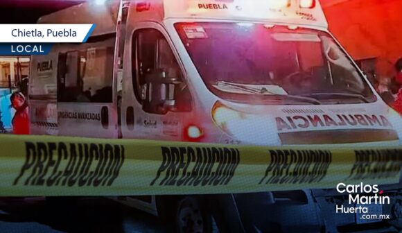 Sujetos en moto ejecutan a balazos a un hombre en Chietla