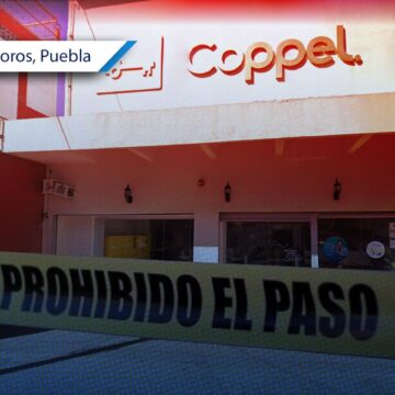 Sustraen joyería en tienda Coppel del centro de Izúcar de Matamoros