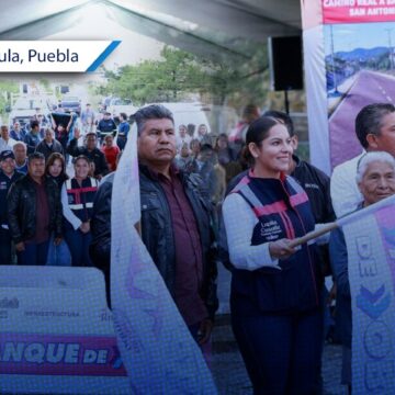 Impulsa Lupita Cuautle nuevas obras e infraestructura vial en San Andrés Cholula