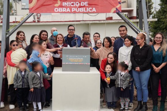 Arranca construcción del CAIC “Xochiquétzal” en Paseo de los Sauces, Huejotzingo