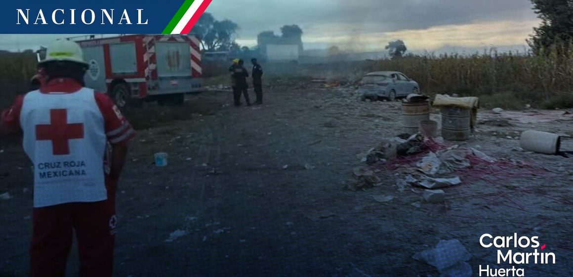 Joven fallece por explosión de polvorín en Zitlaltepec