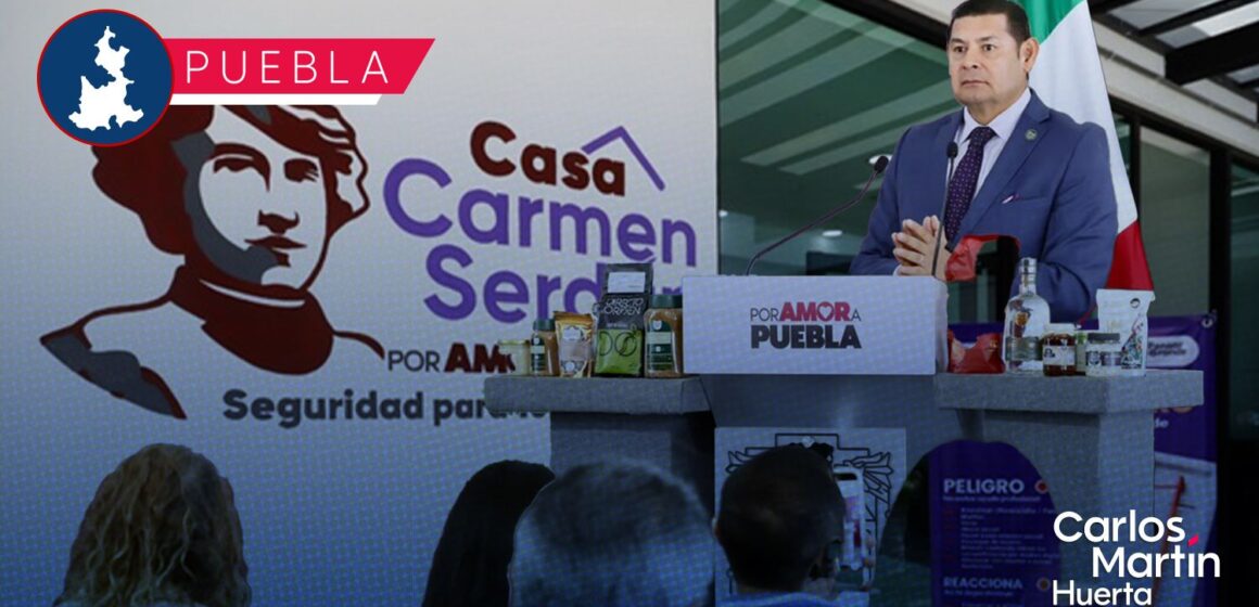 Gobierno de Puebla informa baja del 58% en feminicidios respecto a 2025