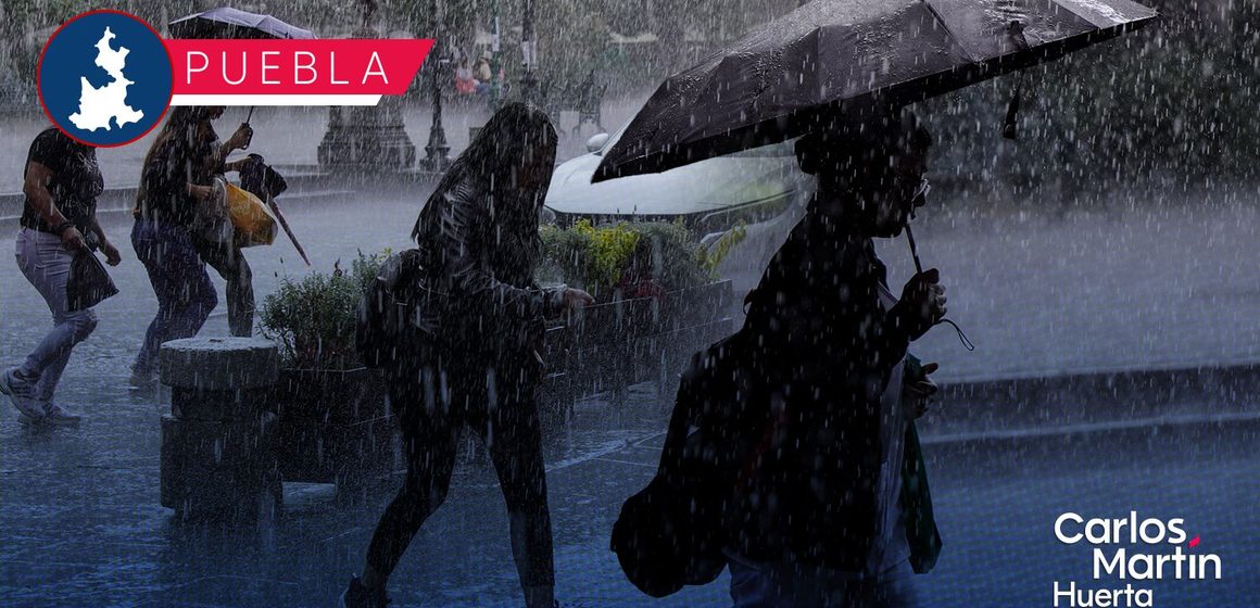 Huracán Simón emite alerta en Puebla por fuertes lluvias para este fin de semana