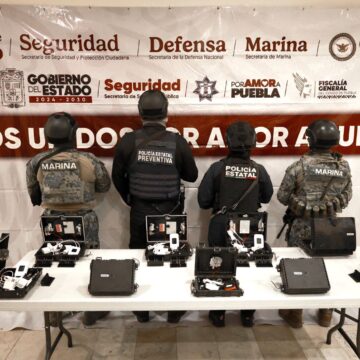 Desmantelan sistema de vigilancia ilegal con nueve cámaras en Tepeaca
