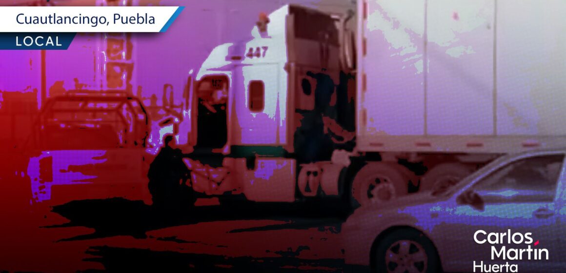 Logran recuperar tráiler robado en Cuautlancingo; detienen al responsable